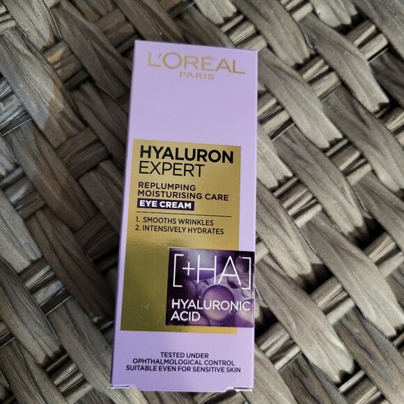 NEW LOREAL HYALURON EXPERT EYE CREAM - Picture 1 of 7